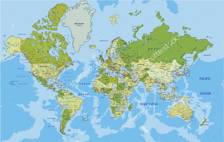 Nơi bán bản đồ thế giới khổ lớn chuẩn xác cho học tập