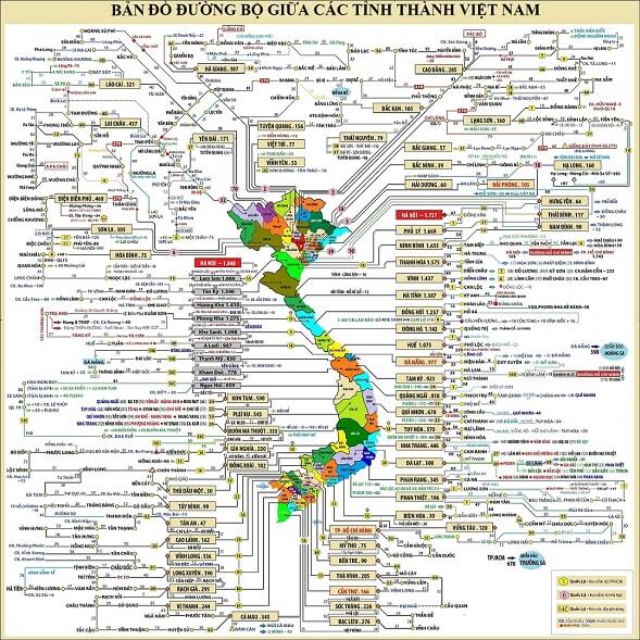 Map Design bán bản đồ du lịch Việt Nam