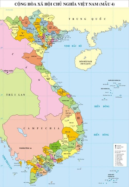 Mua bản đồ Việt Nam Tiếng Anh tại tphcm 