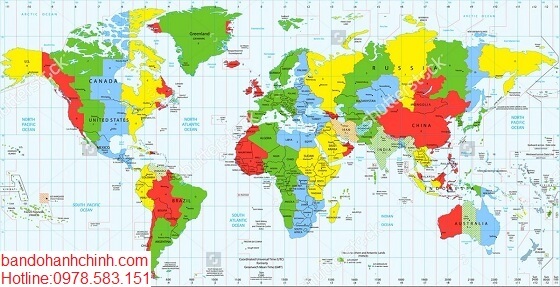 Mua bản đồ thế giới khổ lớn