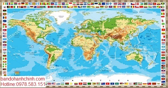 Mua bản đồ thế giới khổ lớn