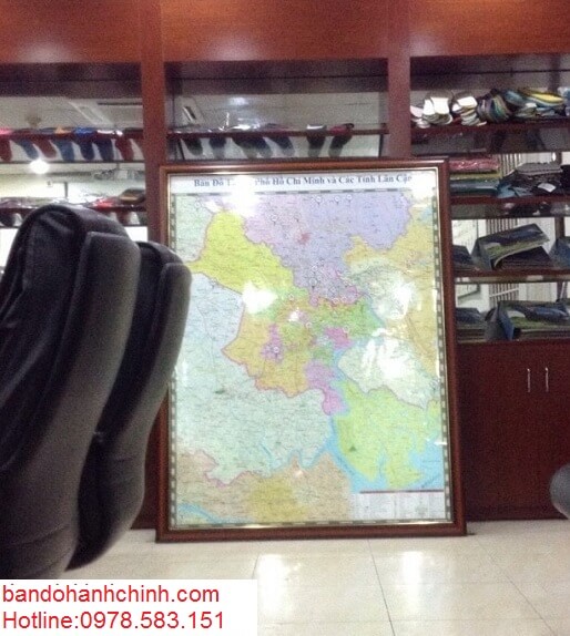 Bán bản đồ thành phố Hồ Chí Minh kích thước lớn