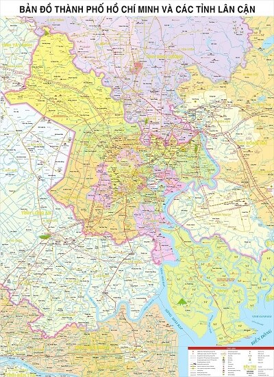 Mua bản đồ thành phố Hồ Chí Minh ở đâu