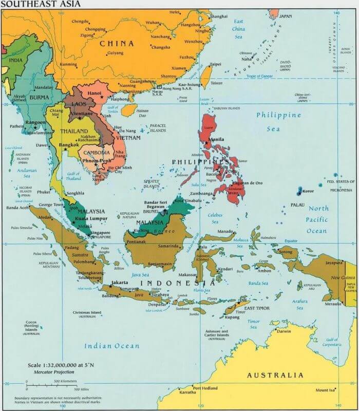 bản đồ châu Á