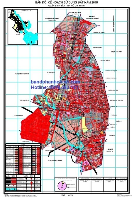 Bản đồ quy hoạch quận Bình Tân TP HCM