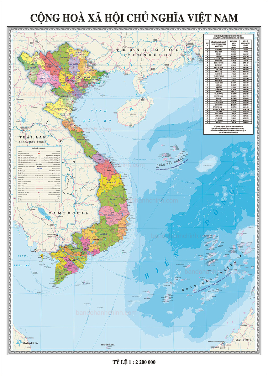 Bản Đồ Việt Nam Sáp Nhập 34 Tỉnh Mẫu 1