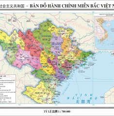 Bản Đồ Miền Bắc Việt Nam Tiếng Trung