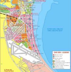 Bản đồ giao thông Nha Trang khổ lớn
