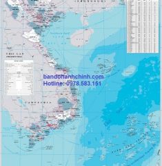 Bản đồ Việt Nam mẫu 16